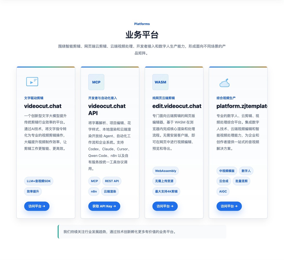 官网业务介绍
